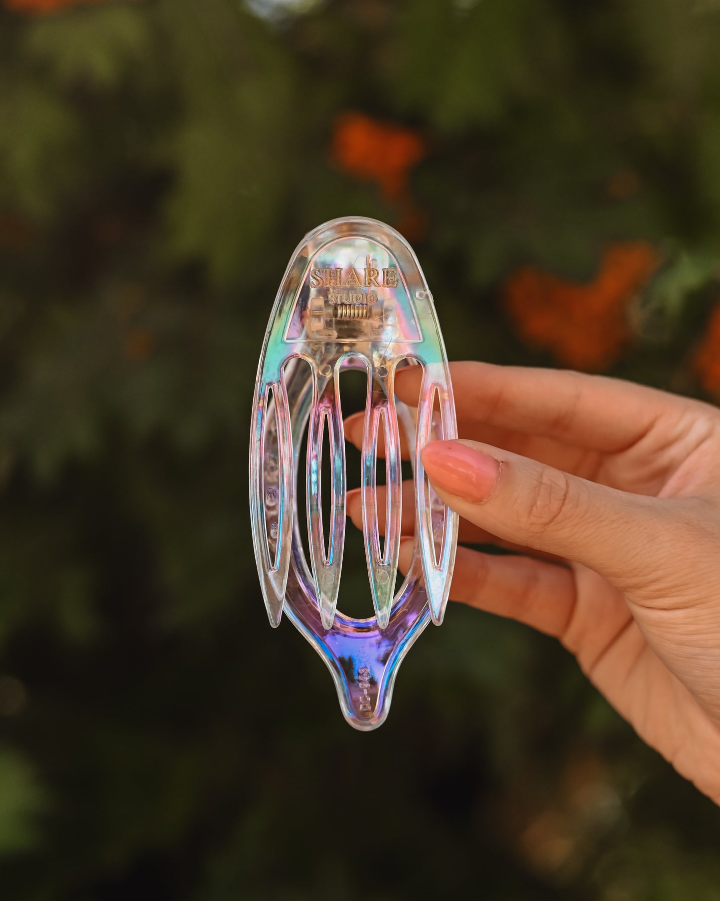 Iridescent Holographic Lay Flat Wide