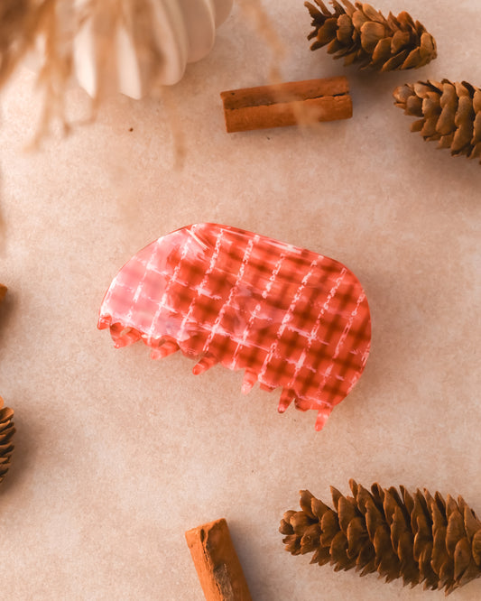 Red Plaid Aura Claw