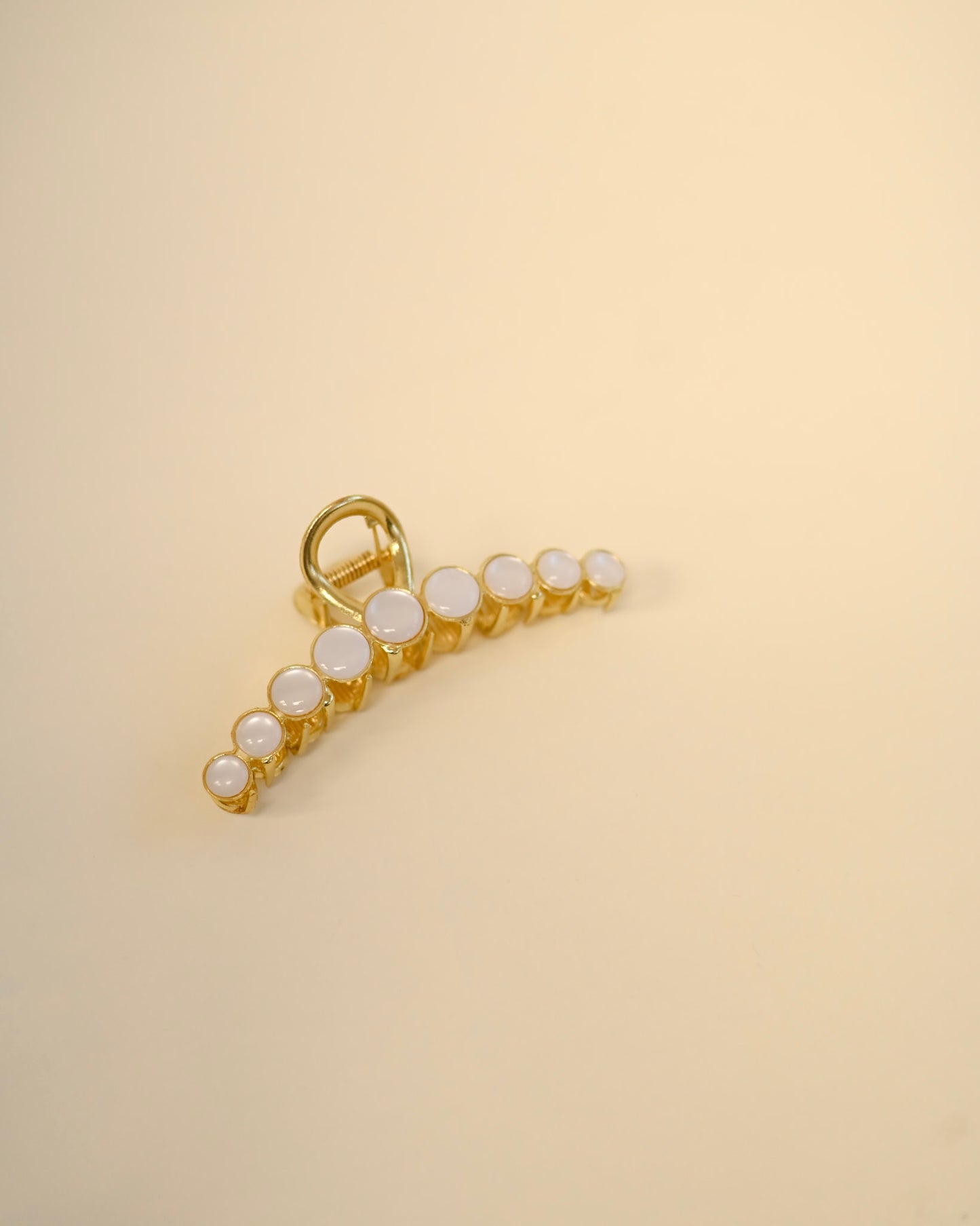 Thin Opal Luxe Claw Clip