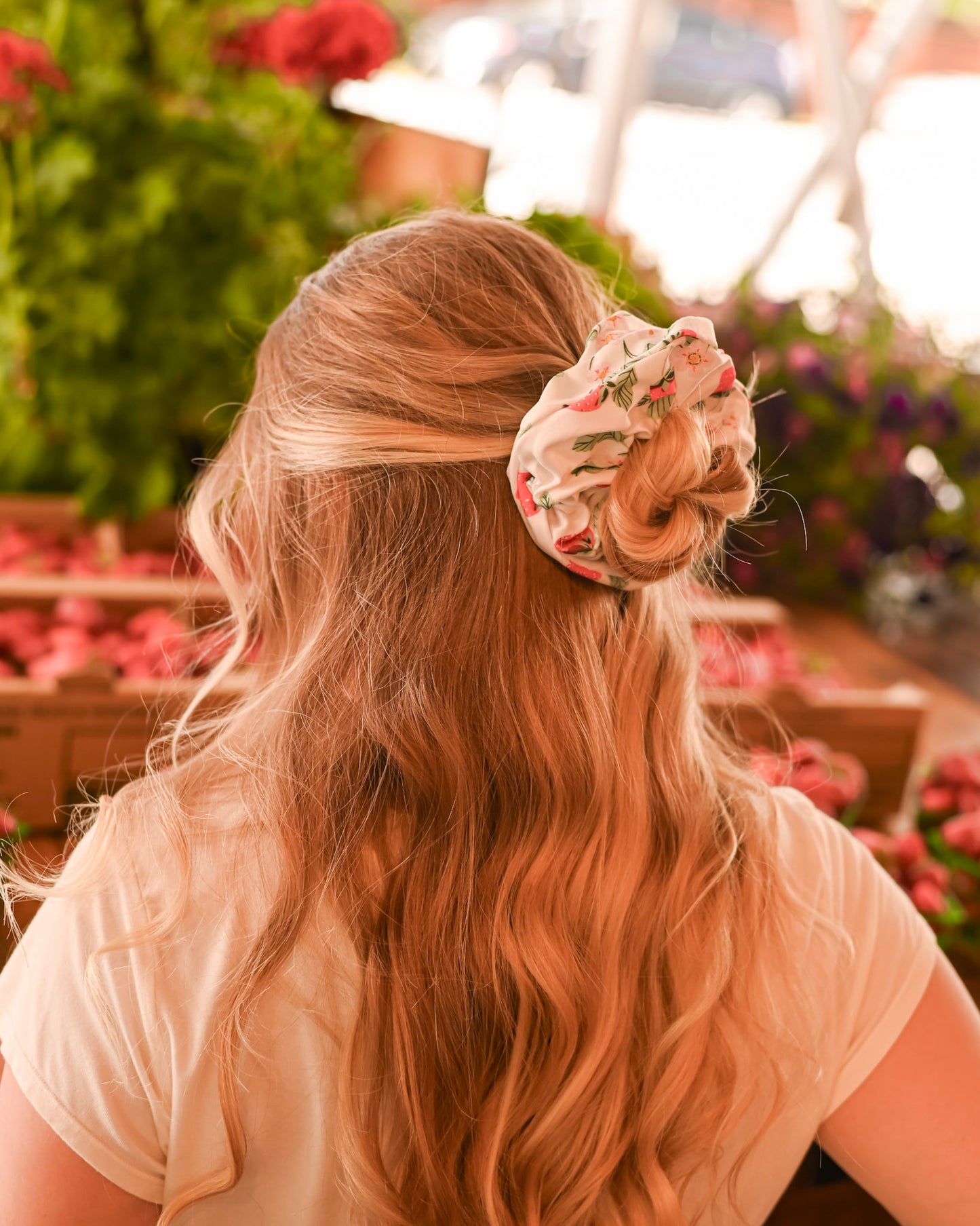 Strawberry Summer XL Scrunchie