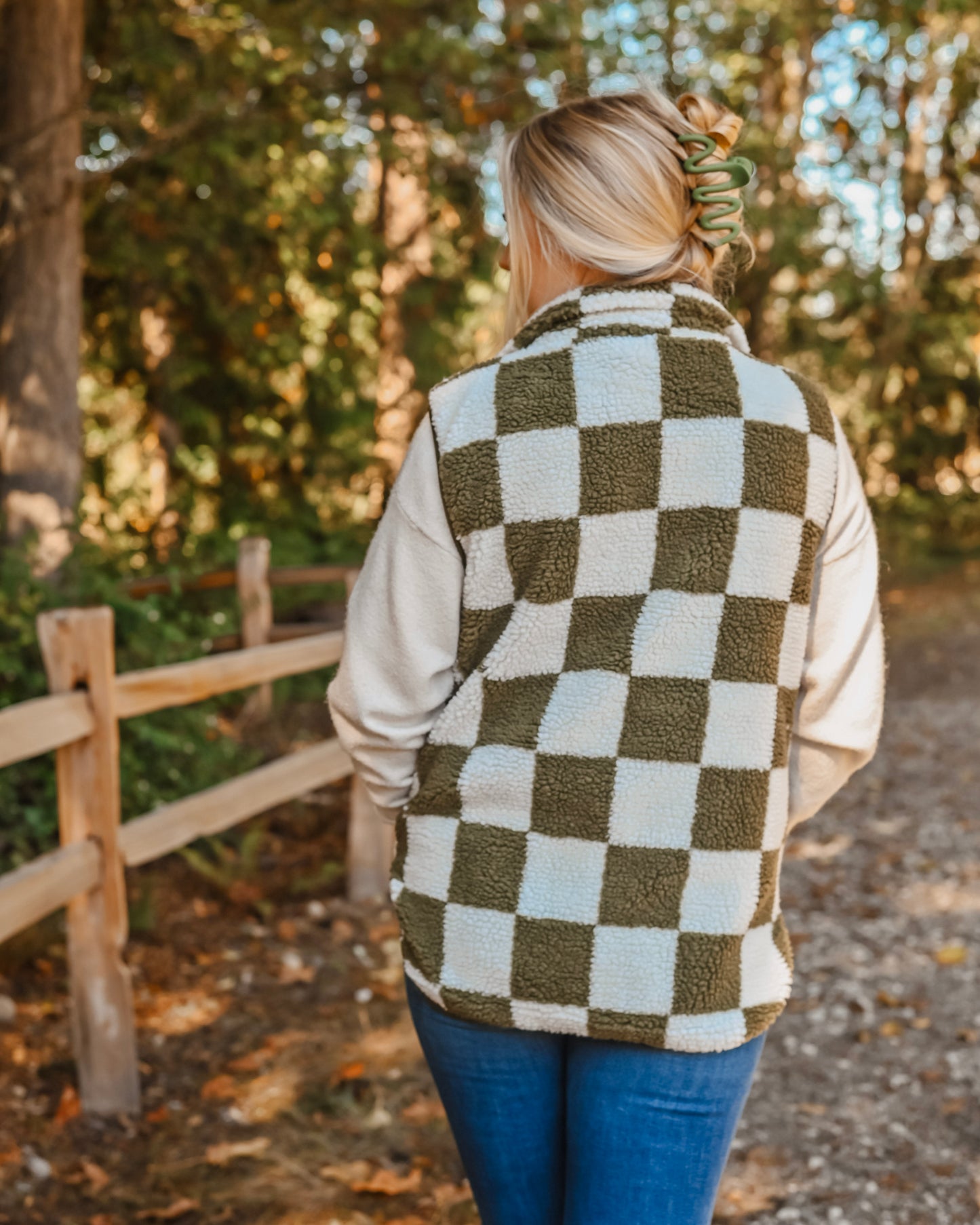 It Girl Checkered Vest