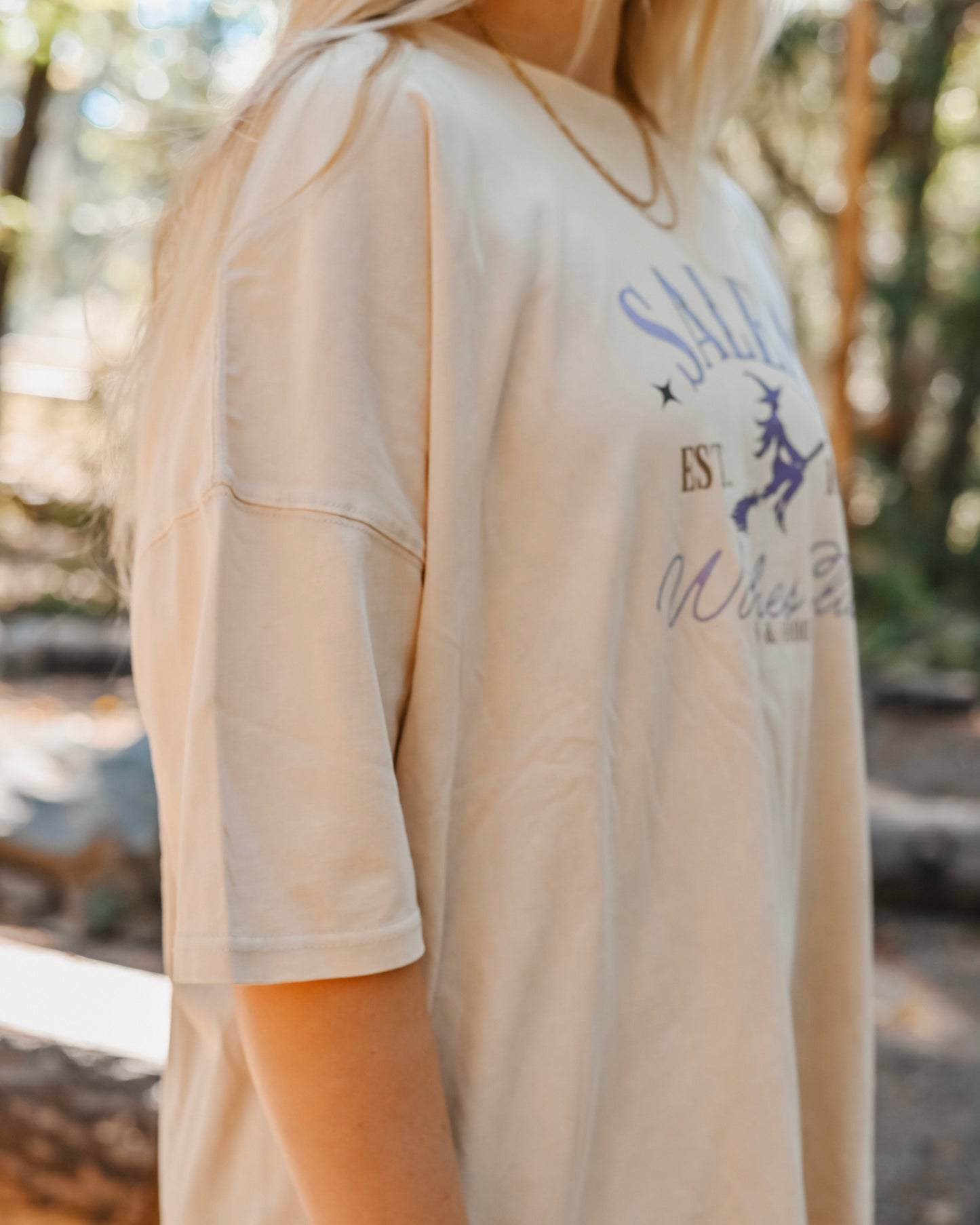 Salem Witches Club Oversized Tee Shirt // SHARE STUDIO BRAND