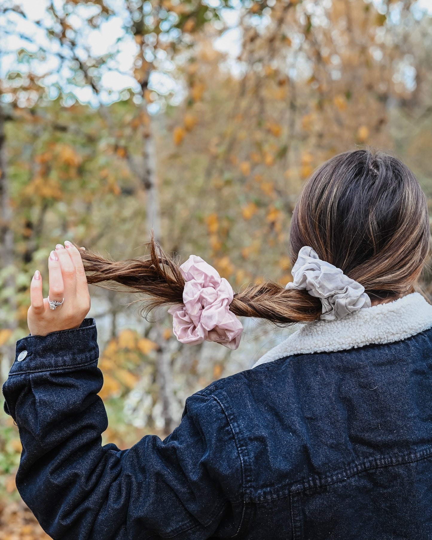Shimmer XL Scrunchies