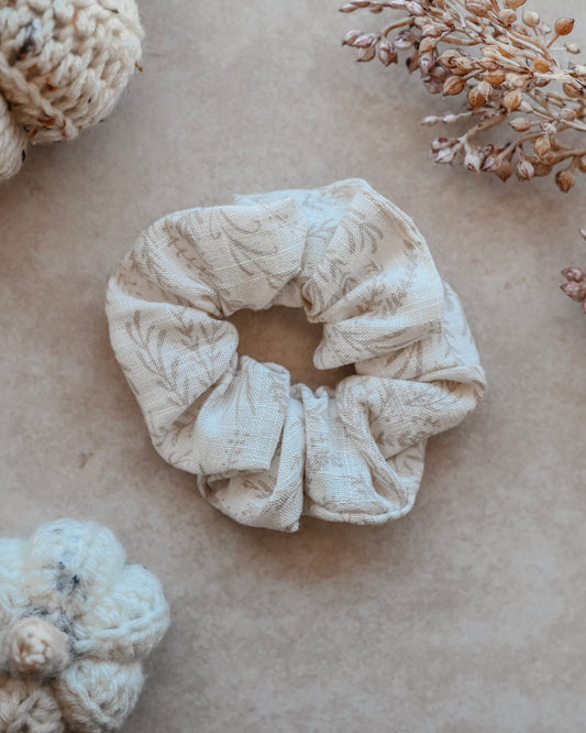 Linen Fields Scrunchie