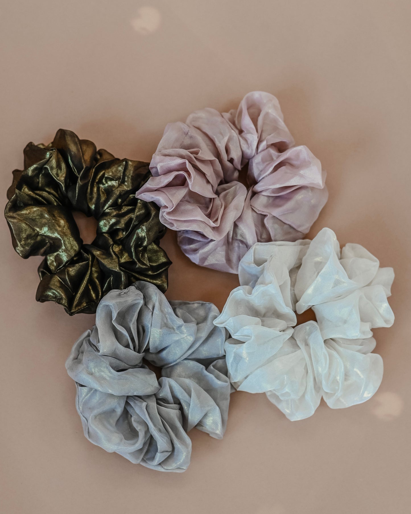 Shimmer XL Scrunchies