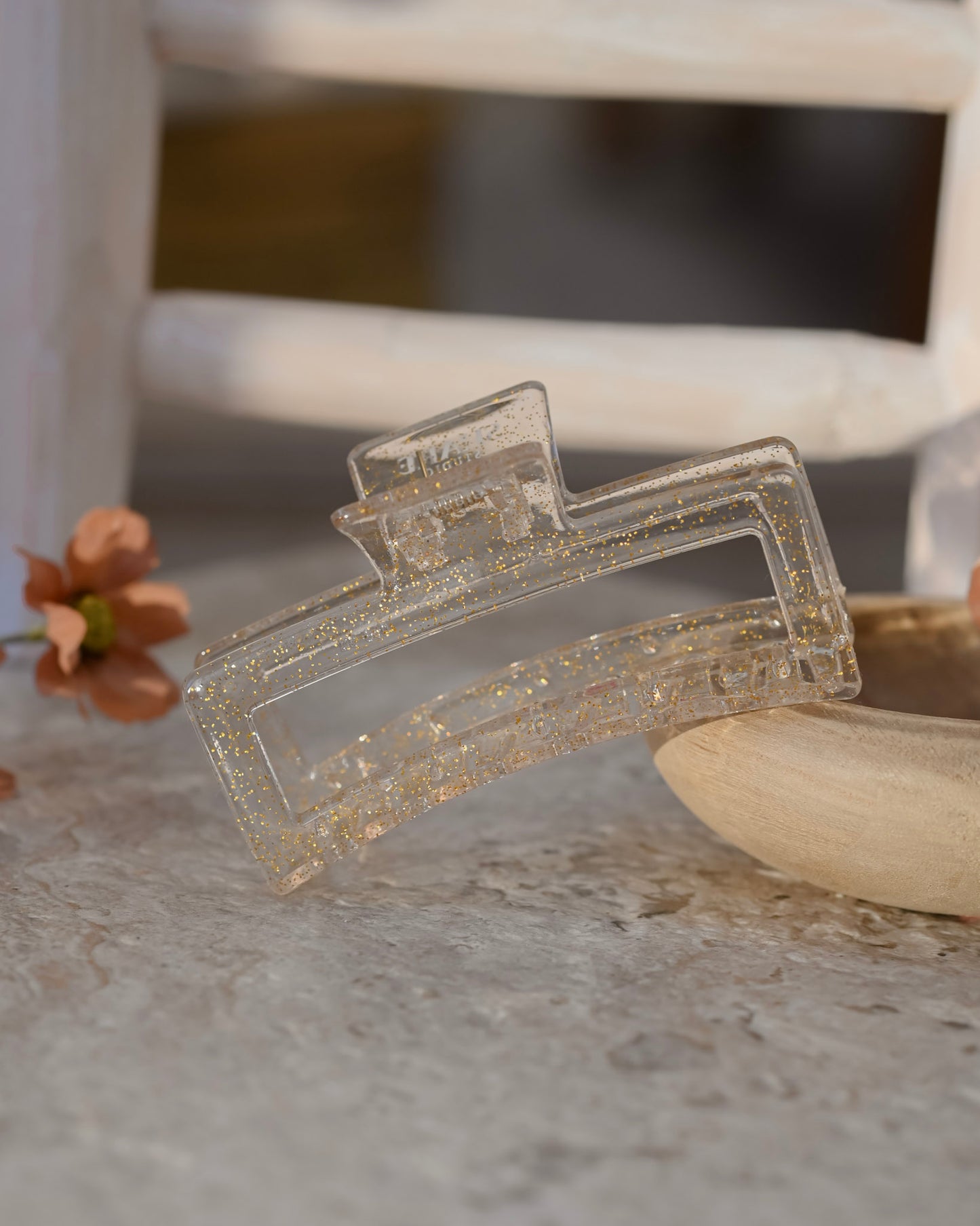 Golden Flakes Jumbo Claw Clip