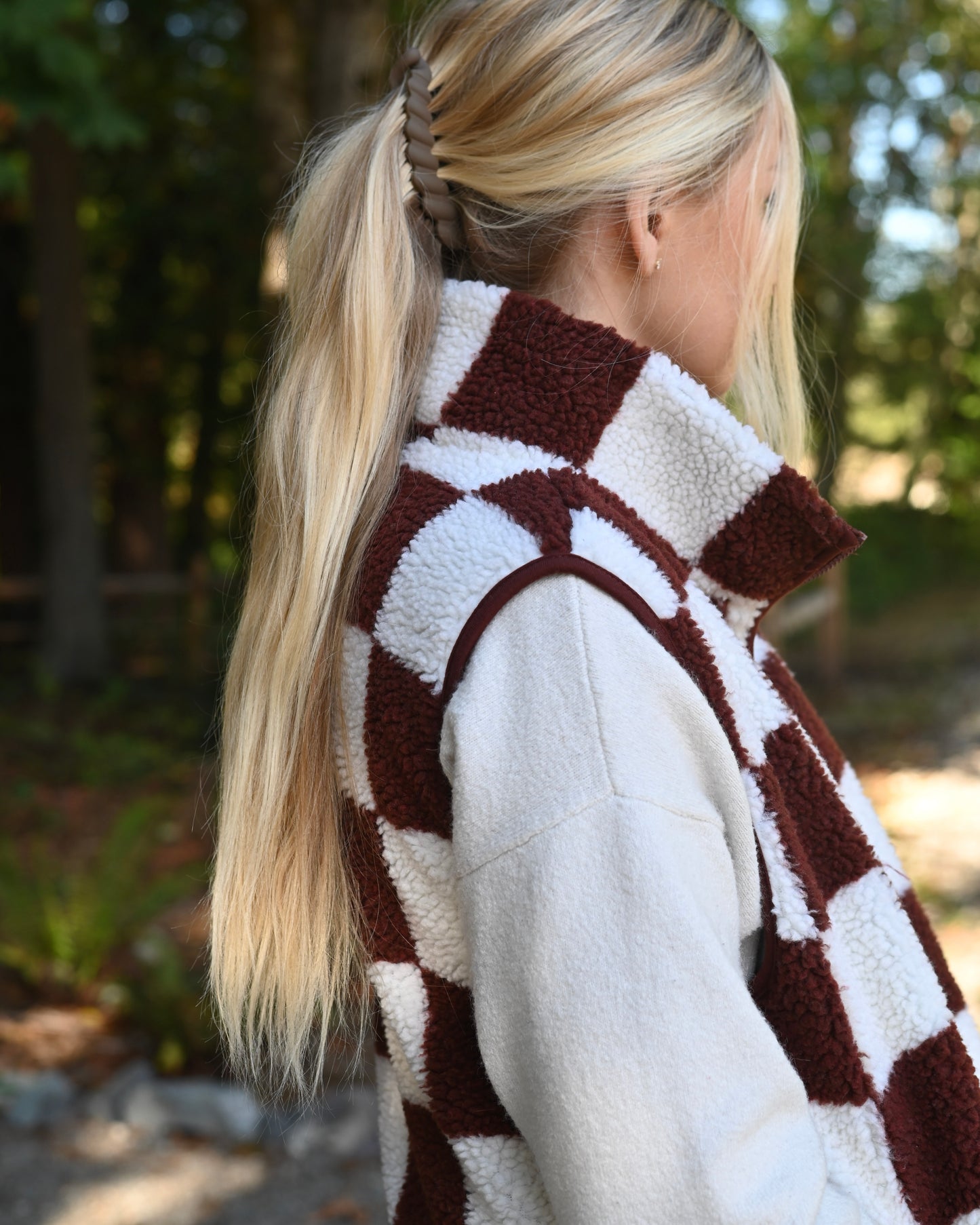 It Girl Checkered Vest