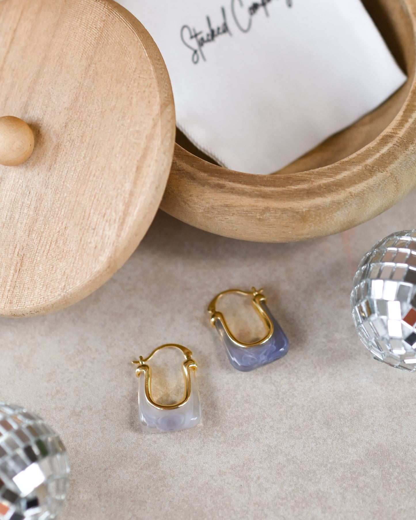 Stacked Company Earrings