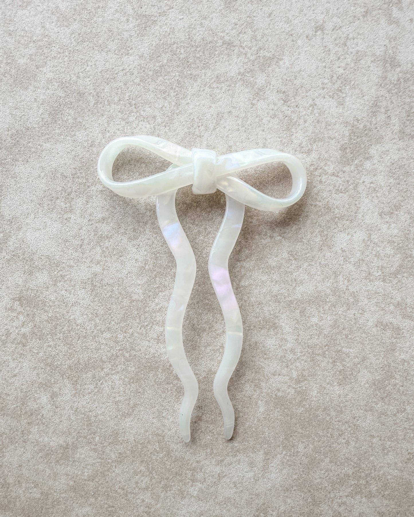 Mini Bow Hair Pin // Eco-Conscious