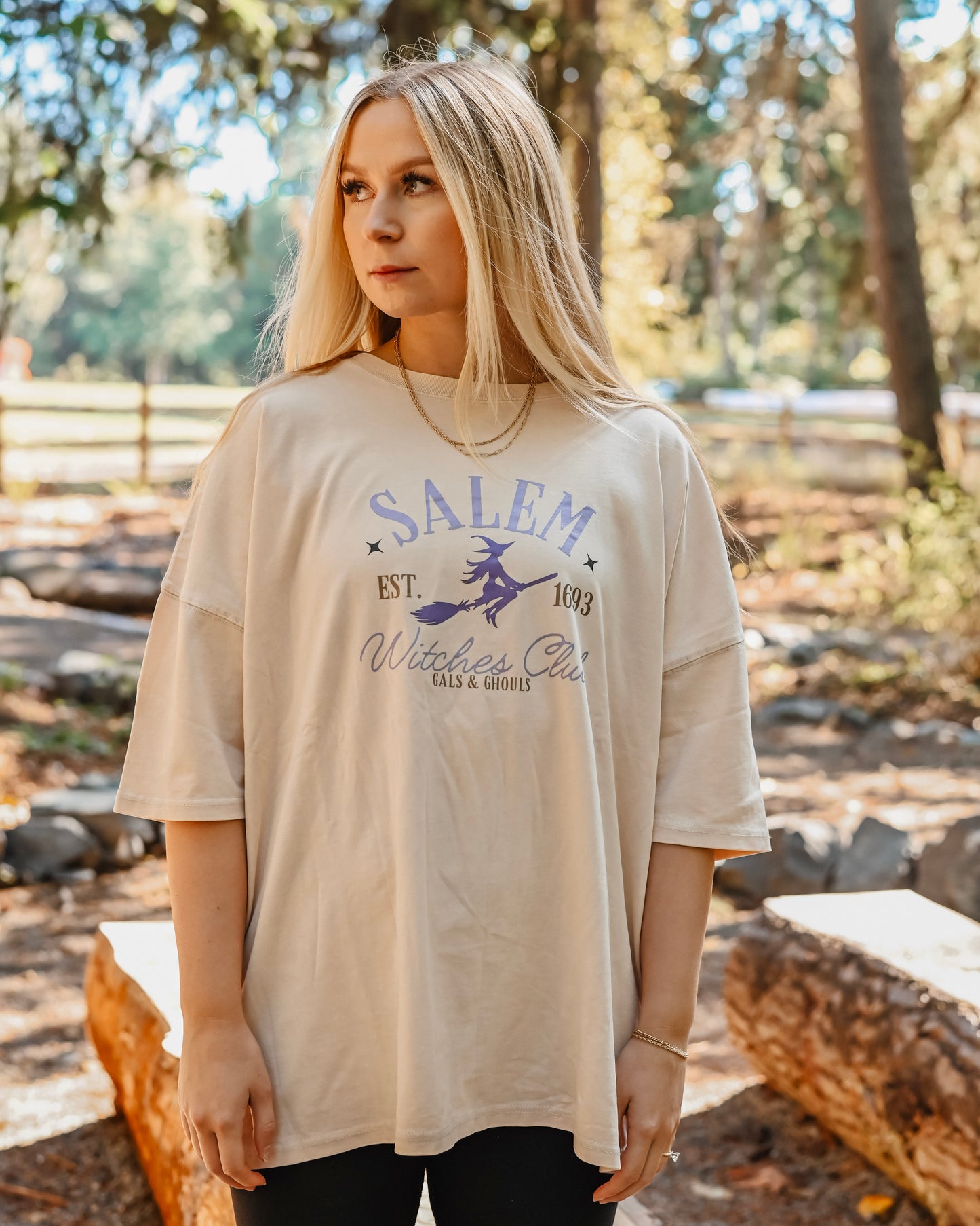 Salem Witches Club Oversized Tee Shirt // SHARE STUDIO BRAND