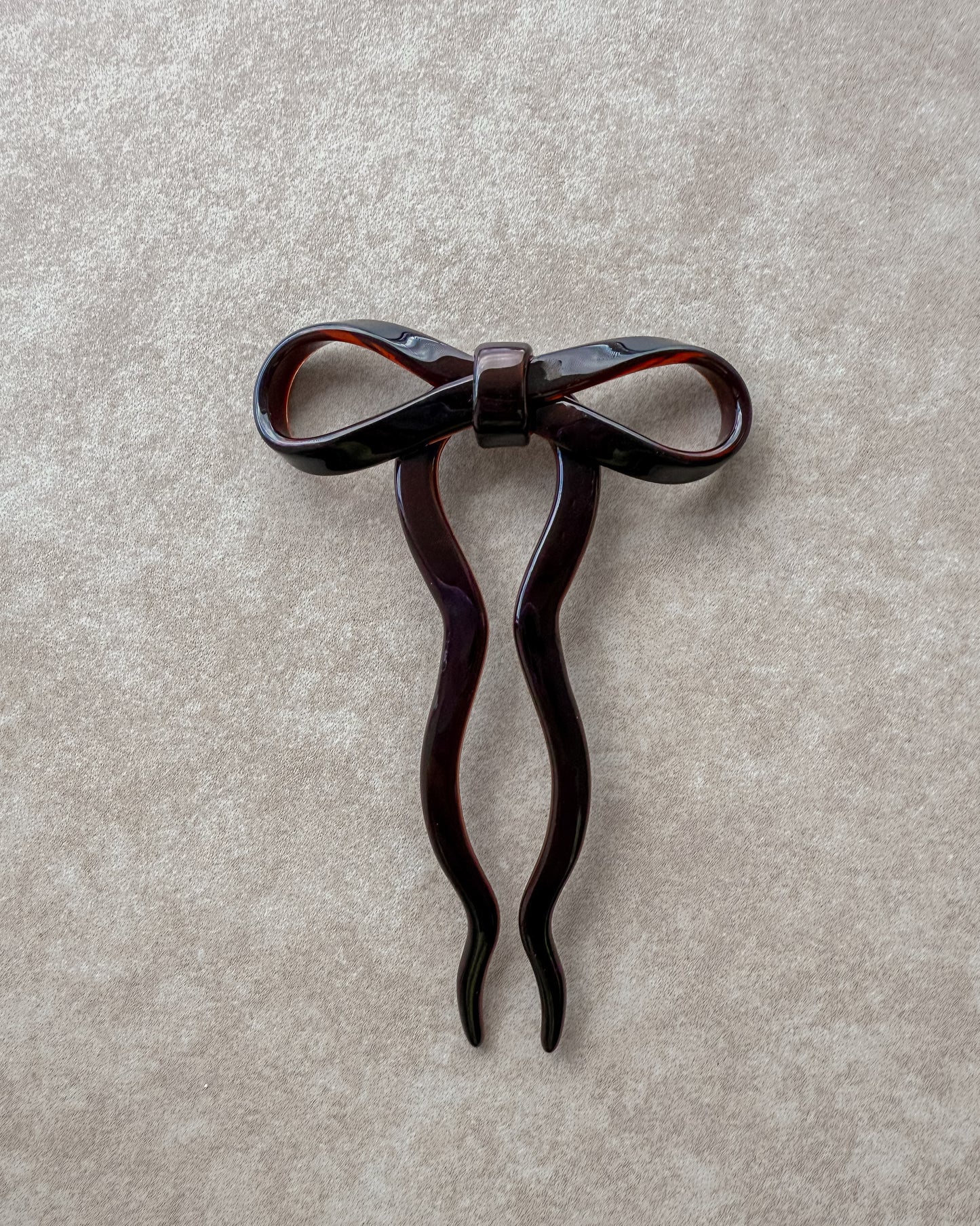 Mini Bow Hair Pin // Eco-Conscious