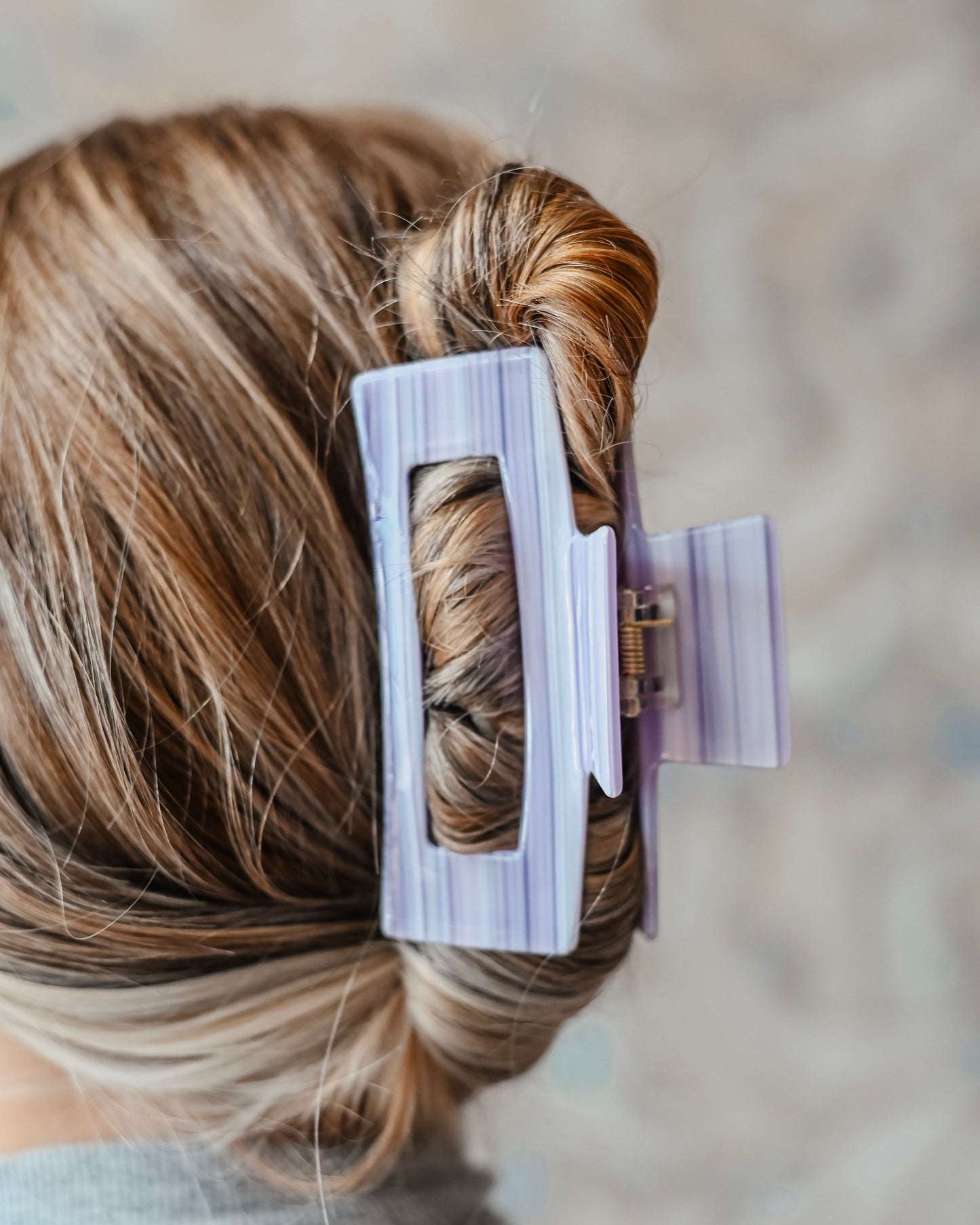Brushed Square Claw Clips // Eco-Conscious