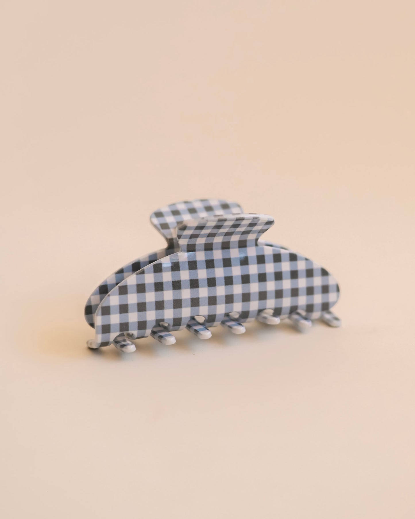 Gingham Midi Claw