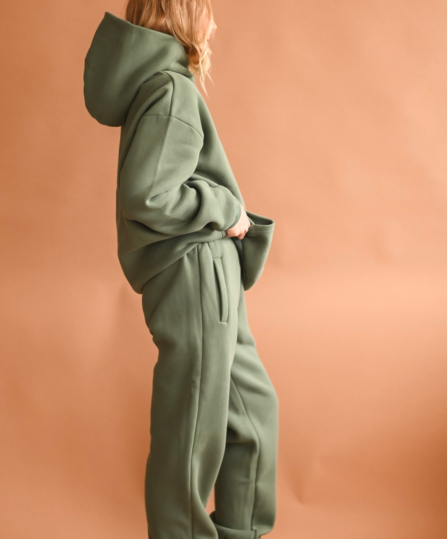 Hunter Green Ultra Cozy Fleece // Hoodie