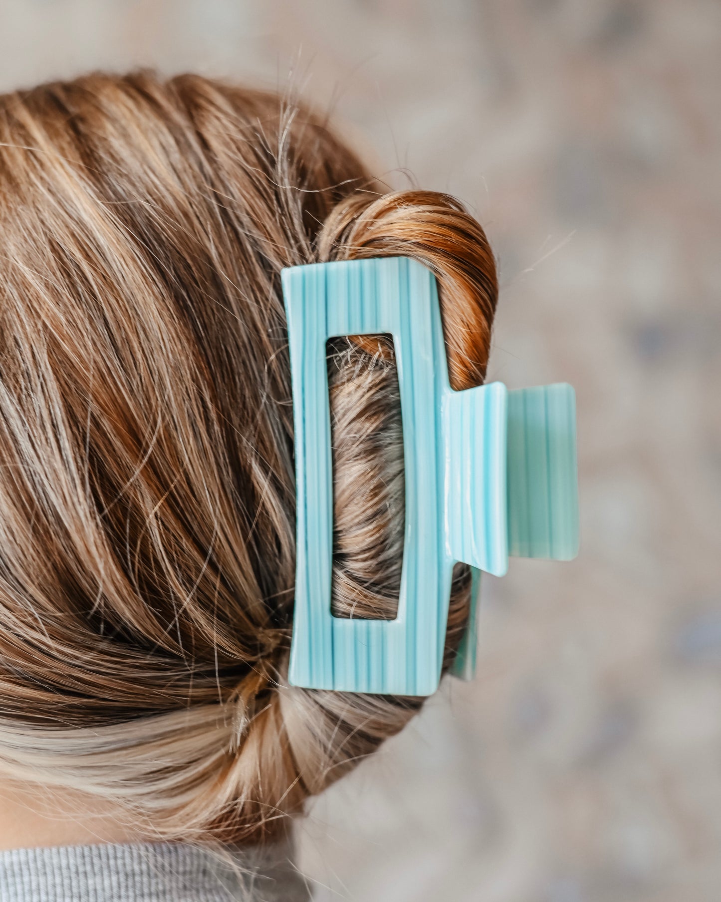 Brushed Square Claw Clips // Eco-Conscious