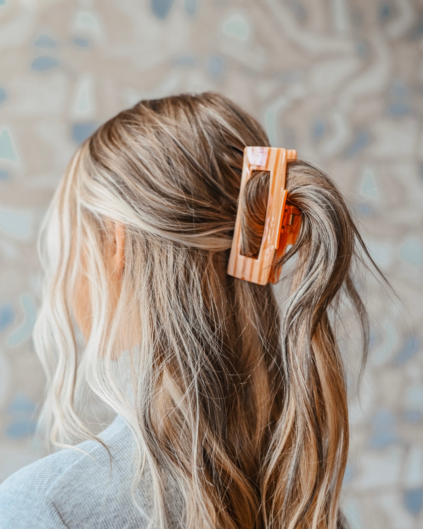 Brushed Square Claw Clips // Eco-Conscious