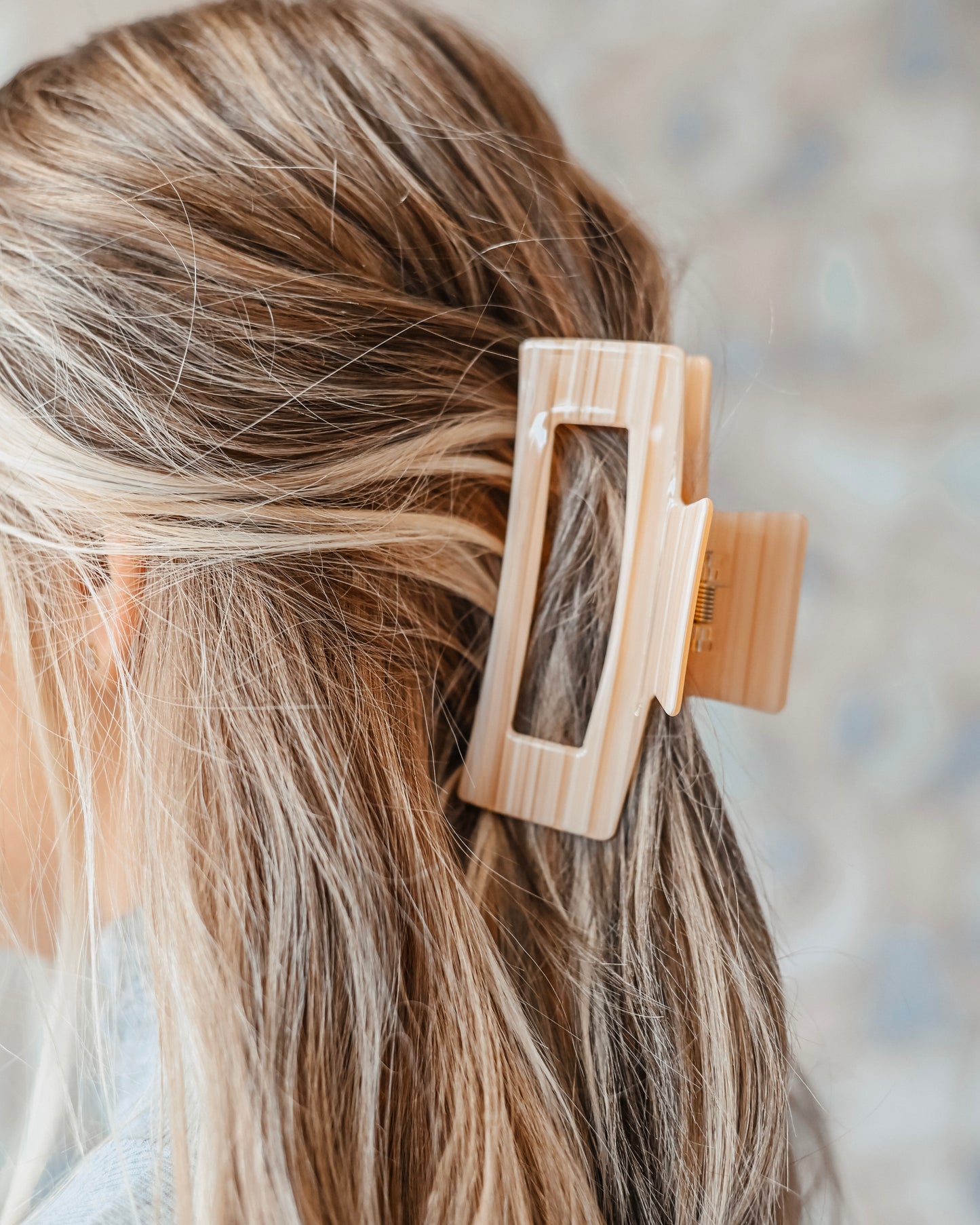 Brushed Square Claw Clips // Eco-Conscious