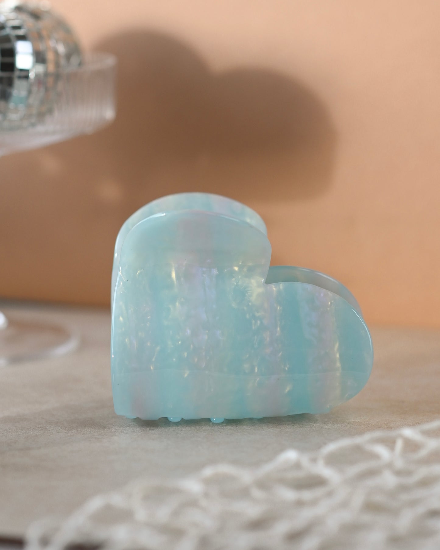 Jumbo Candy Hearts Claw Clips