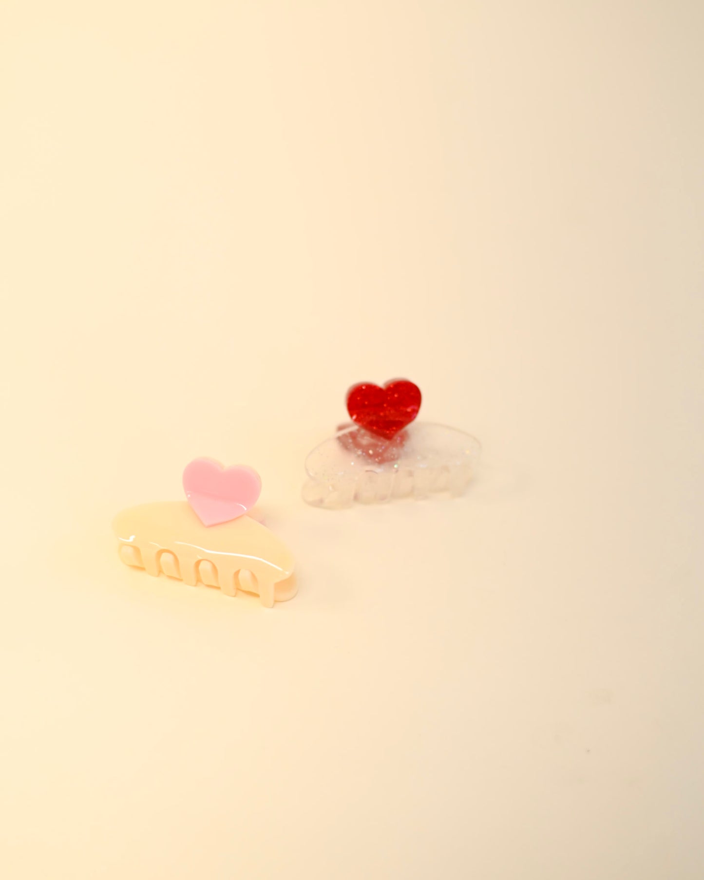 3D Heart Claw Clip