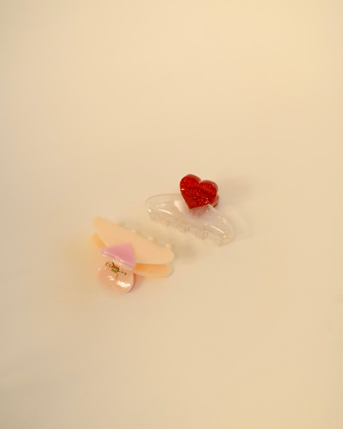 3D Heart Claw Clip
