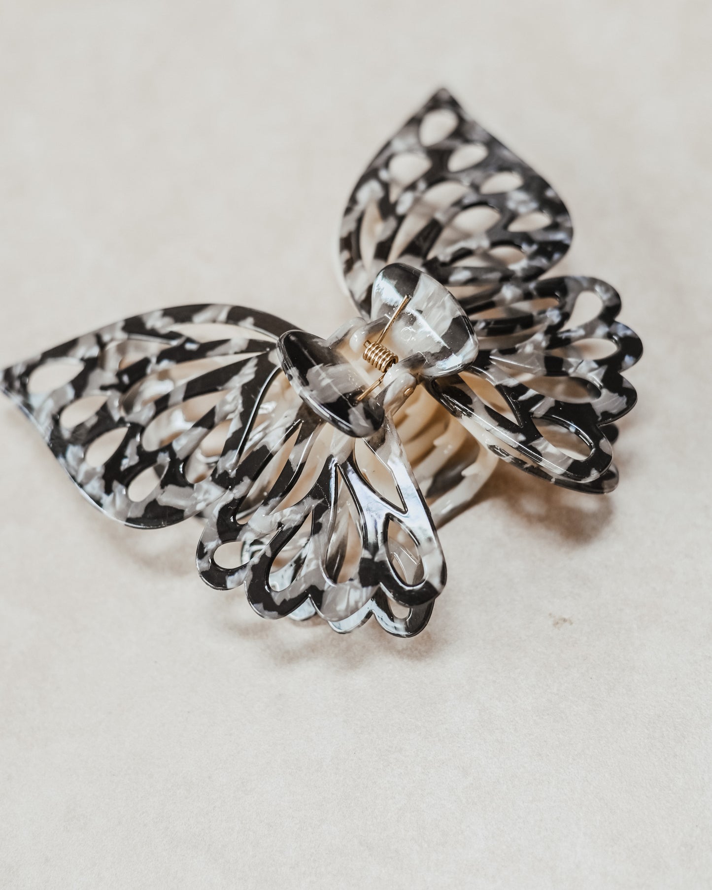 Floral Jumbo Butterfly Clip