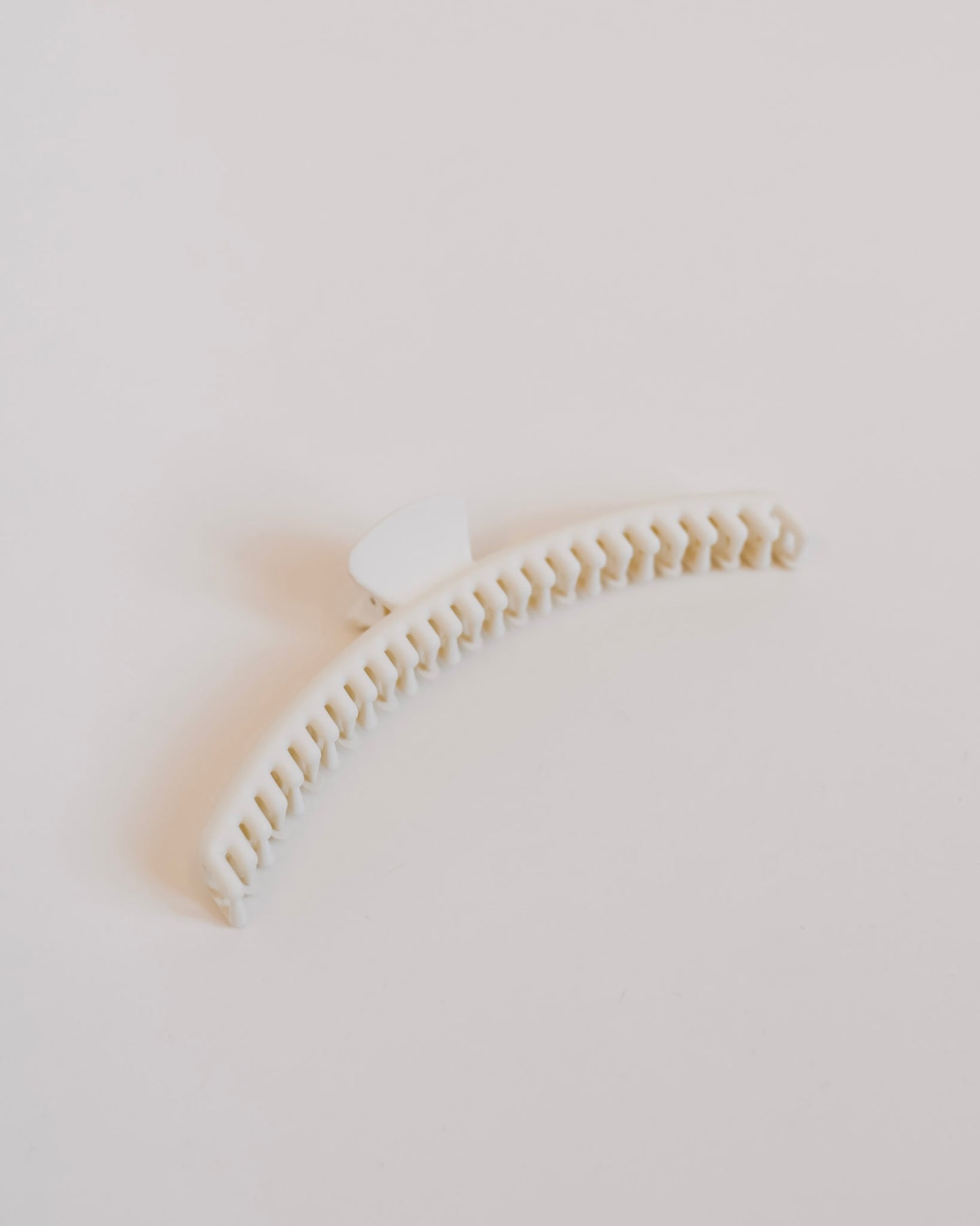 Milk White Mega Hold Claw Clip