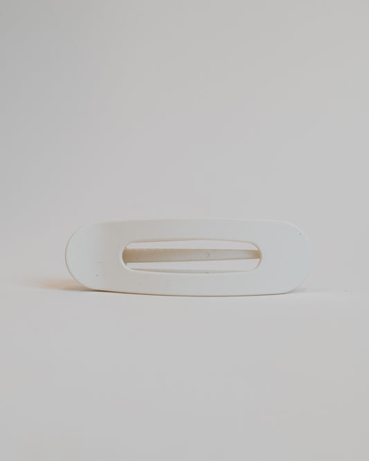 Milk White Lay Flat Clip