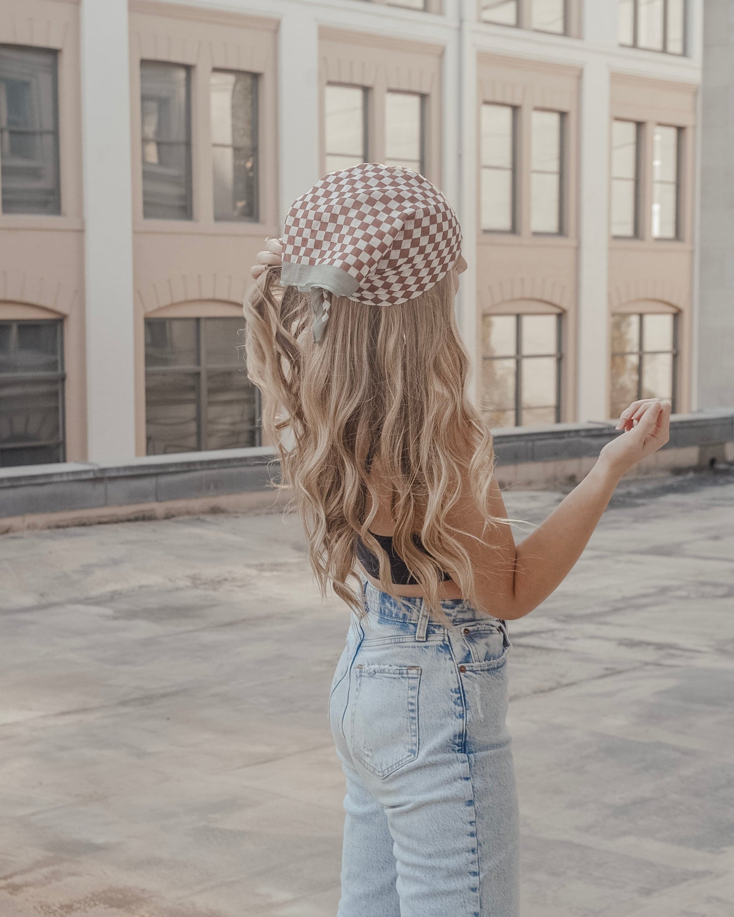 Linen Checkered Bandana