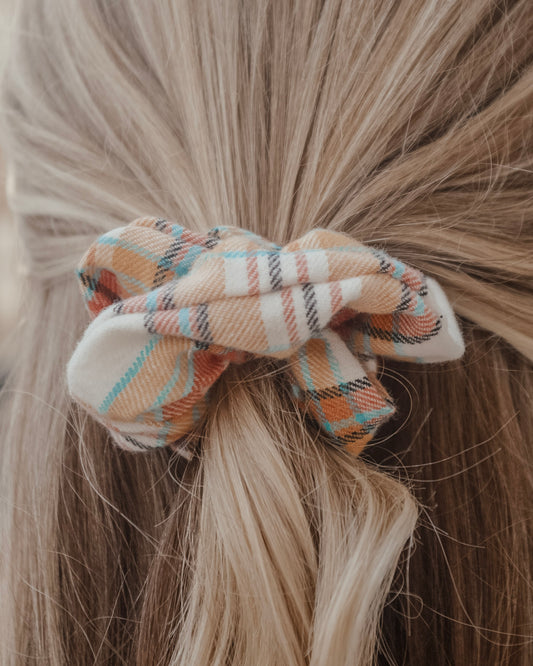 Cozy Up Flannel Scrunchie
