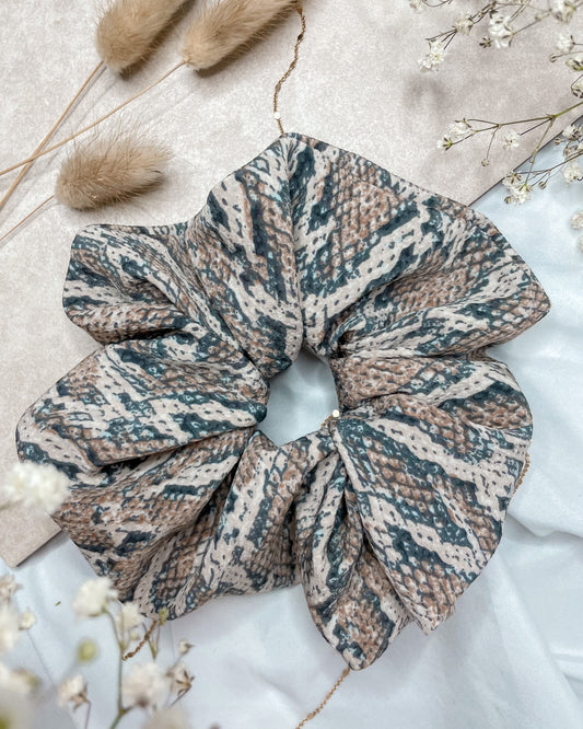 Snake Skin Scrunchie