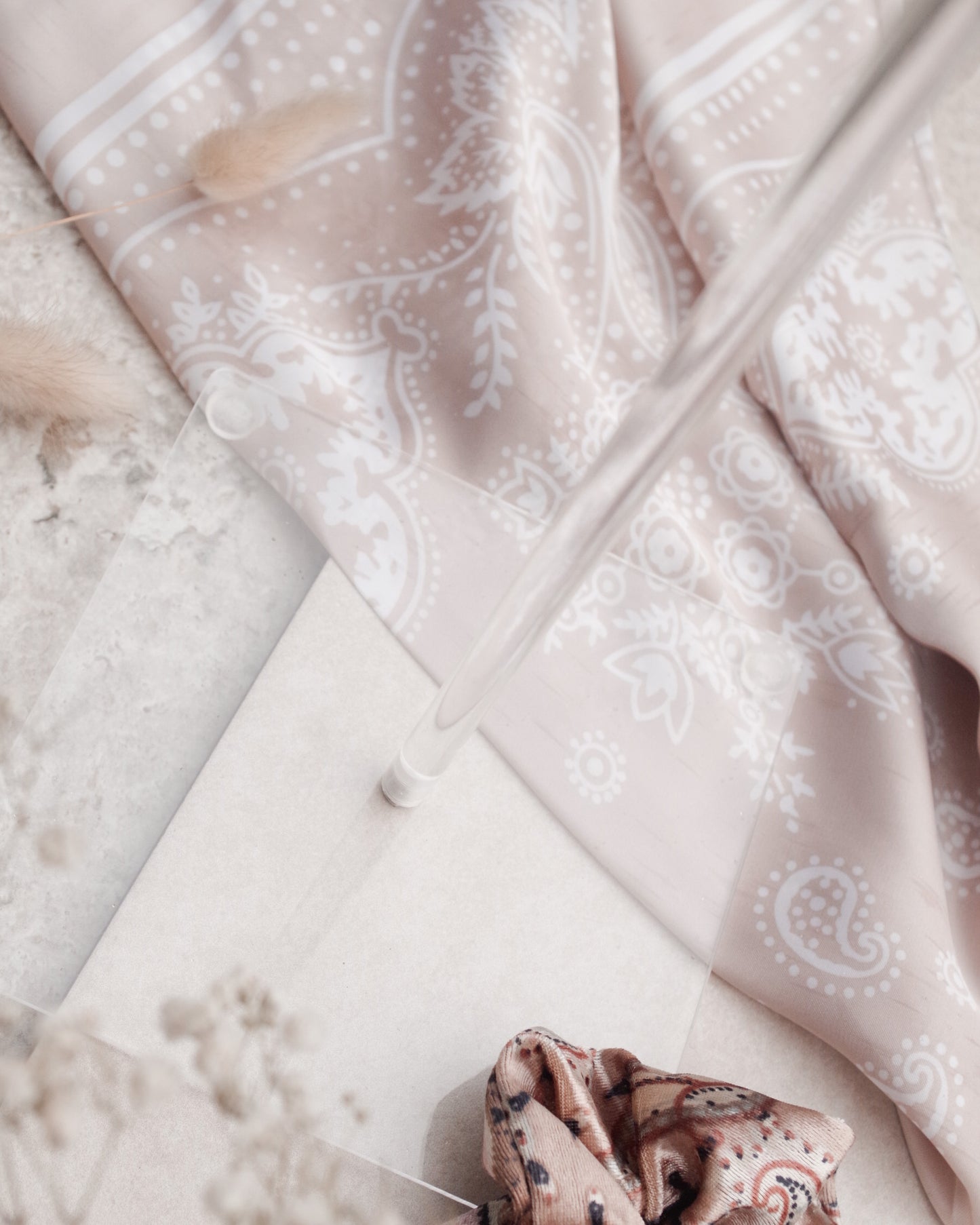 Clear Acrylic Scrunchie Display