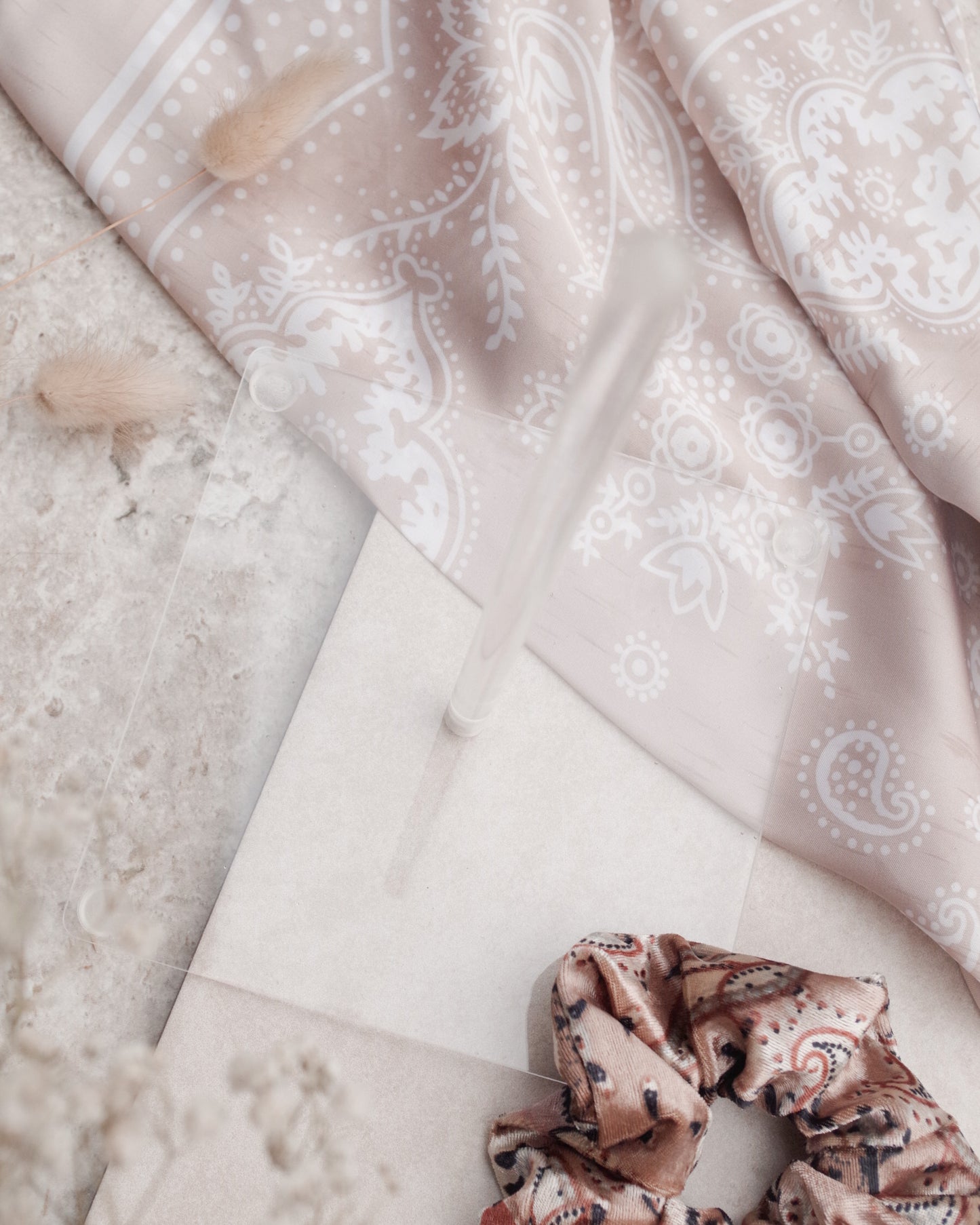 Clear Acrylic Scrunchie Display