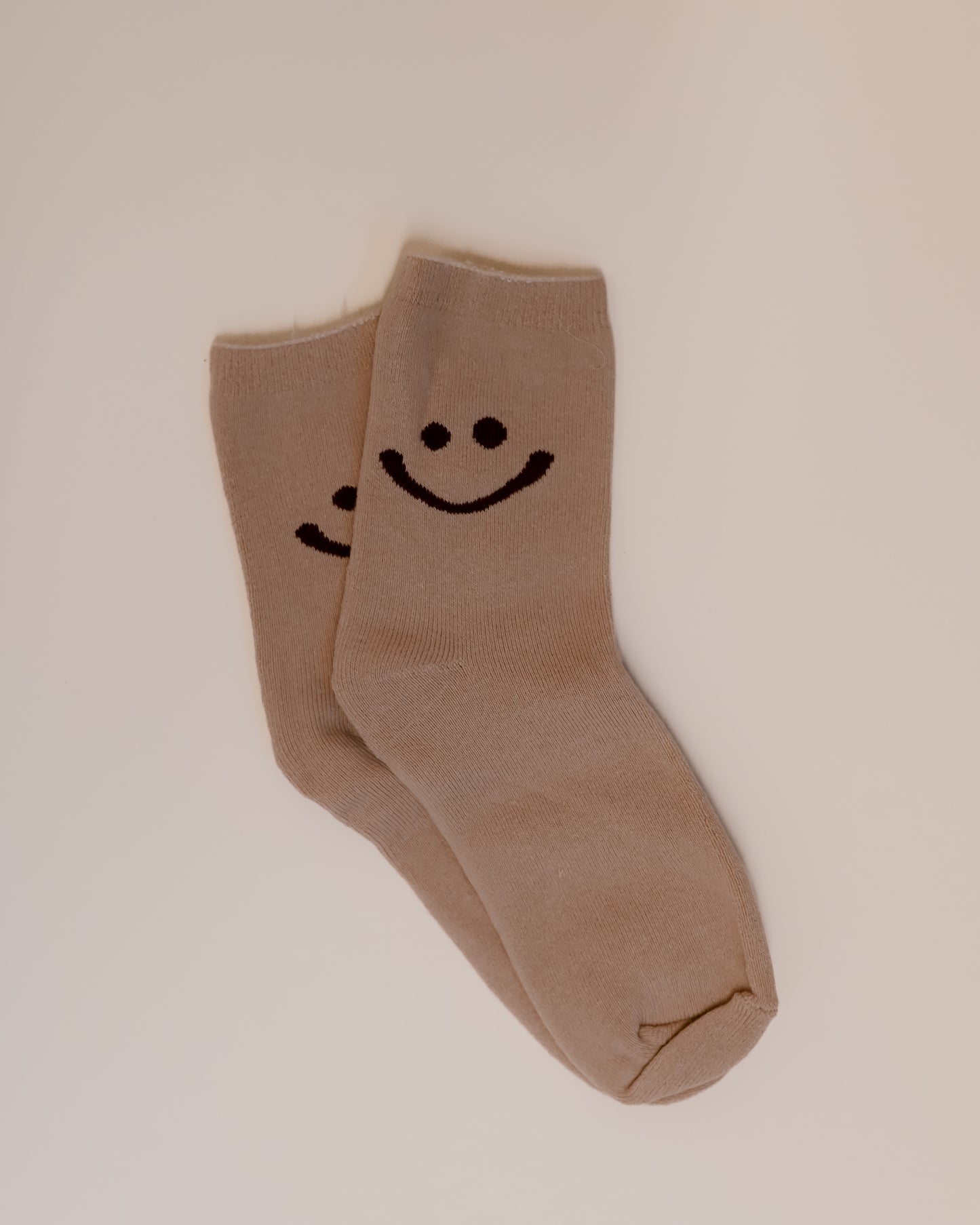 Plush Smiley Socks