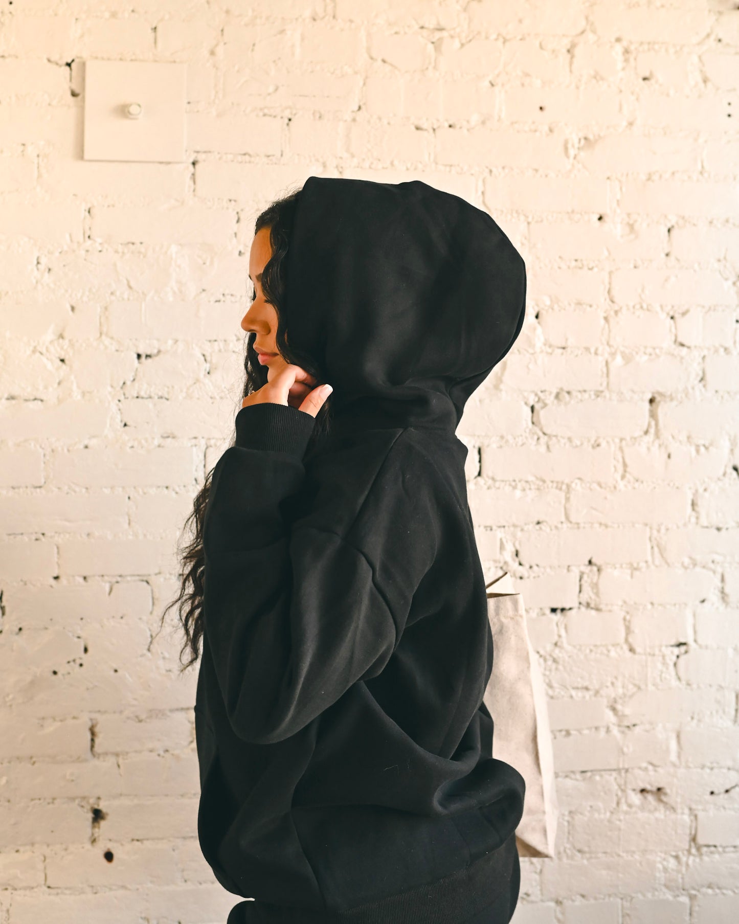 Black Ultra Cozy Fleece // Hoodie