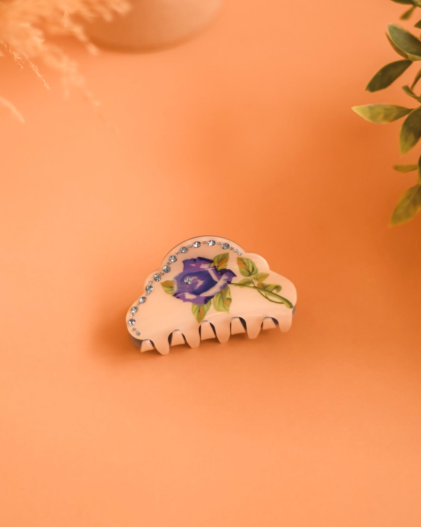 Royal Rose Claw Clip
