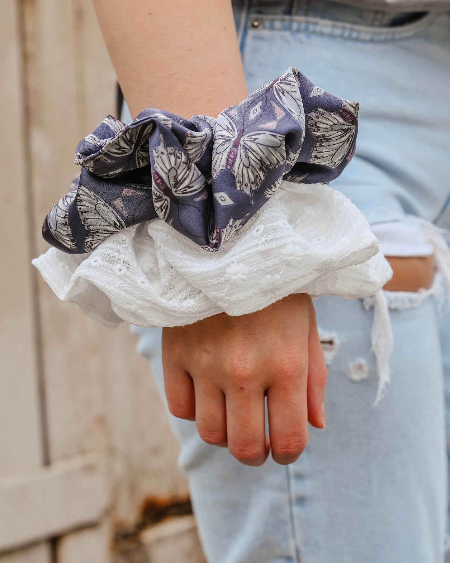 Butterfly Bliss XL Scrunchie Duo Set