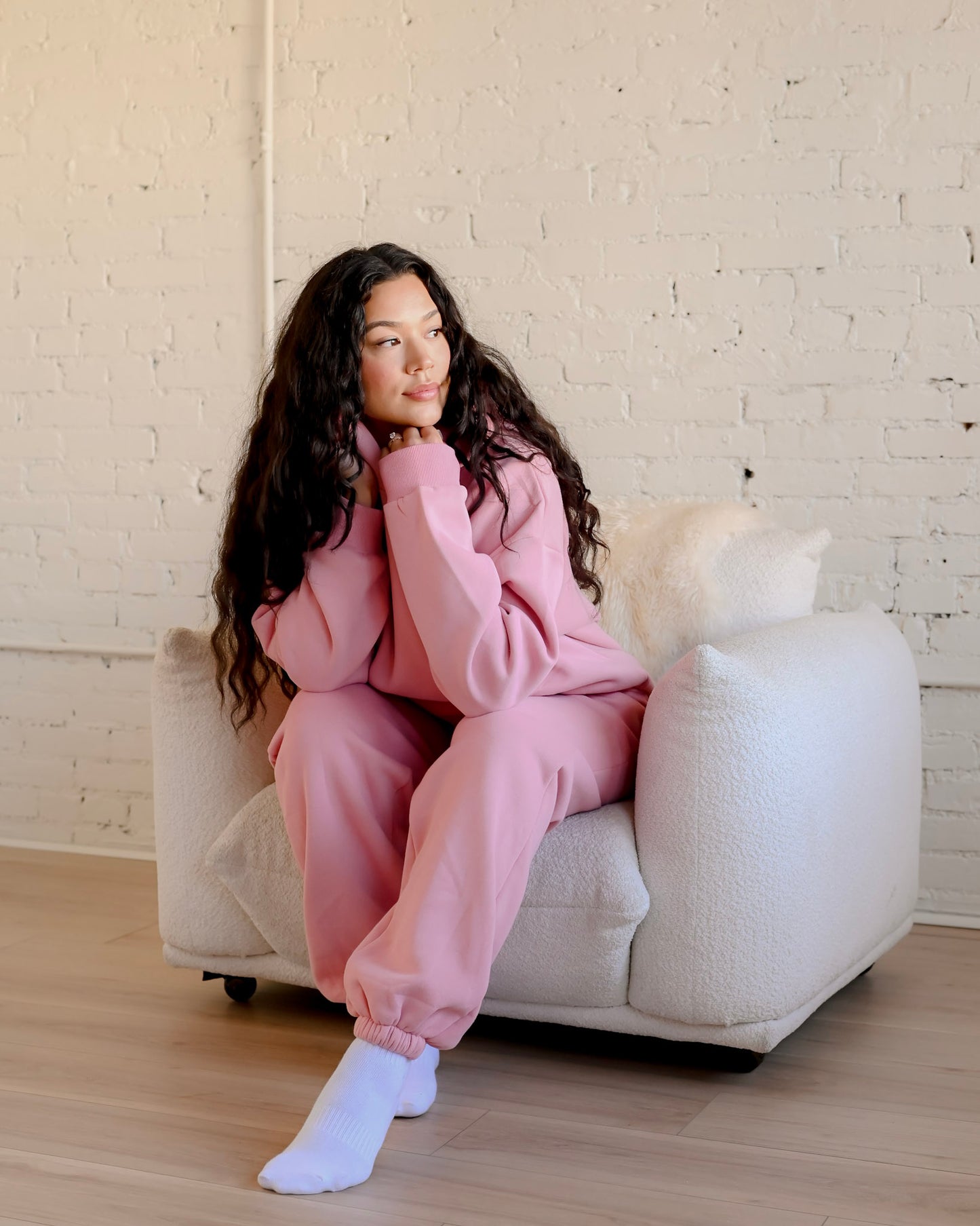 Blossom Pink Ultra Cozy Fleece // Sweatpants