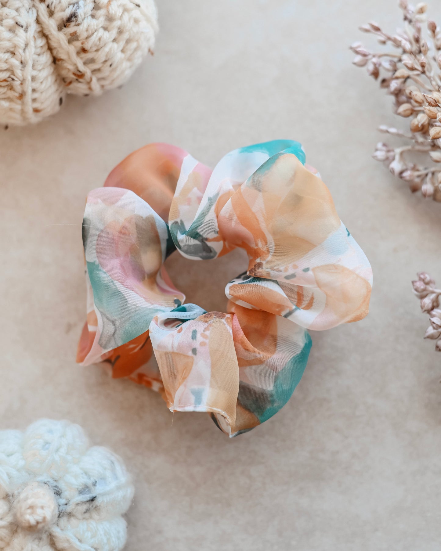 Flannel Fantasy Scrunchie Trio Set