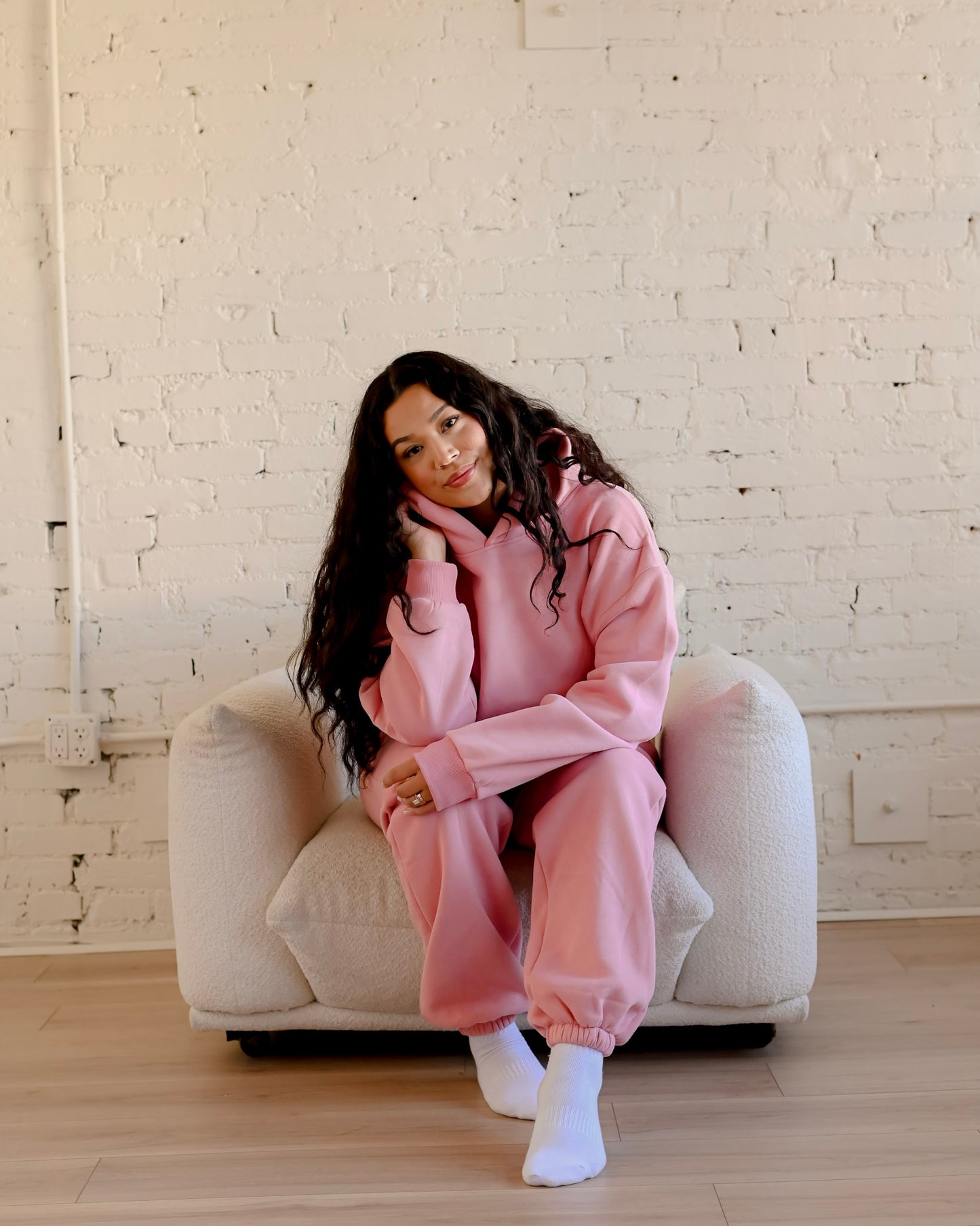 Blossom Pink Ultra Cozy Fleece // Sweatpants