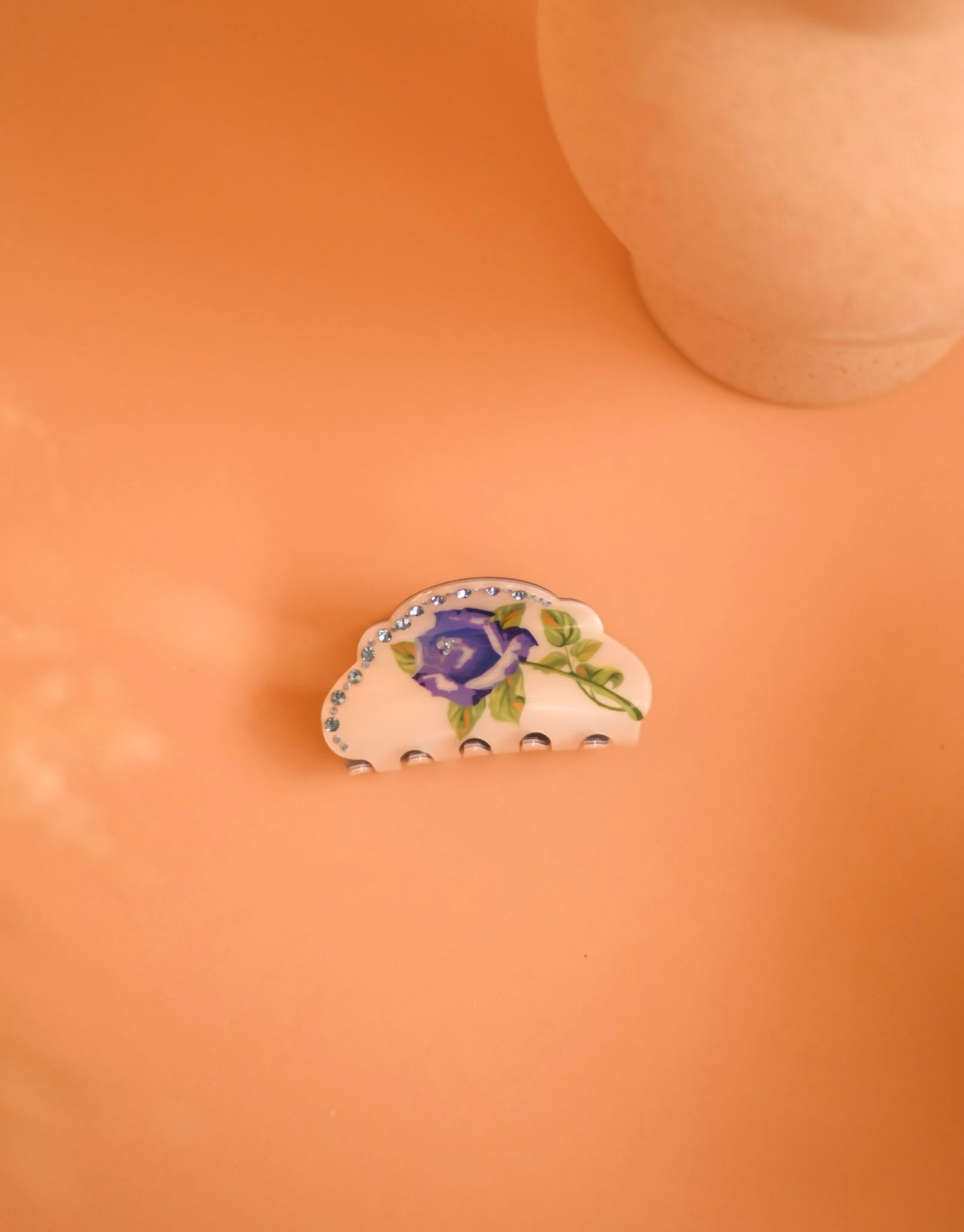 Royal Rose Claw Clip