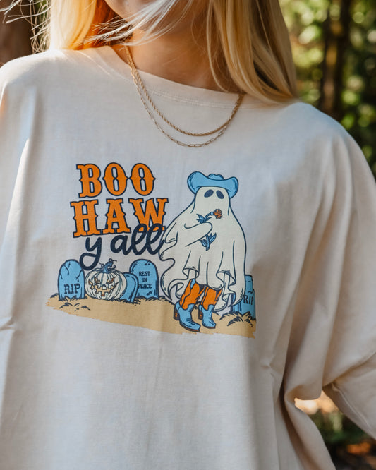 Boo Haw Oversized Tee Shirt // SHARE STUDIO BRAND