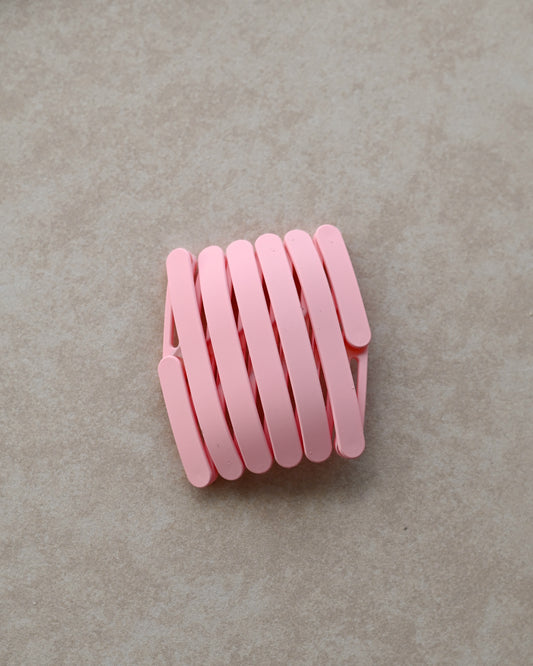 Bubblegum Pink Collapsible Headband