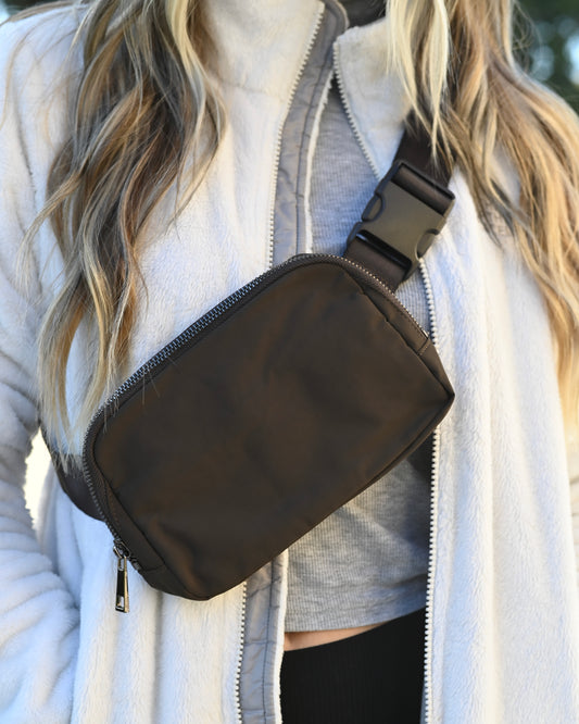 Dark Brown Belt Bag