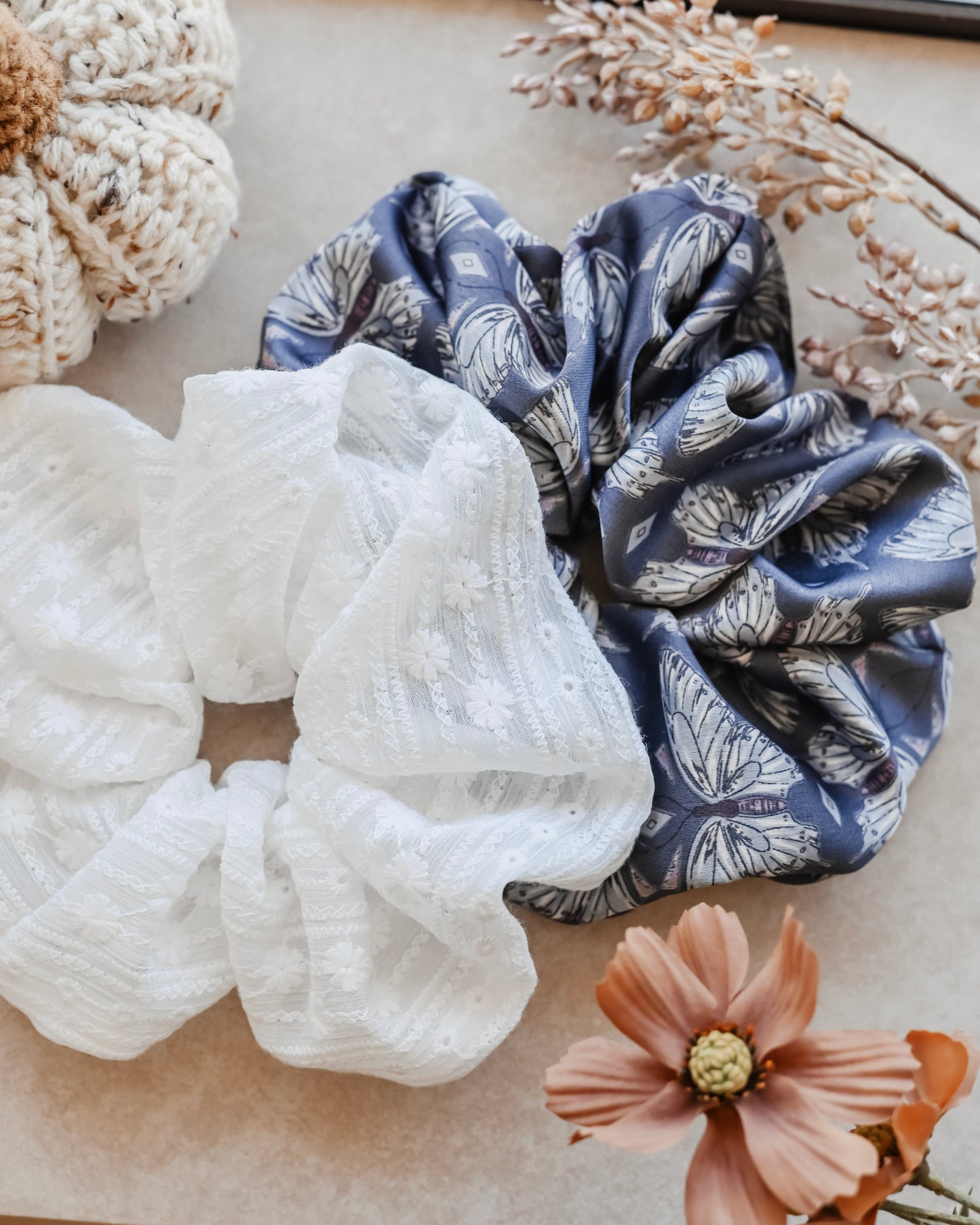 Butterfly Bliss XL Scrunchie Duo Set