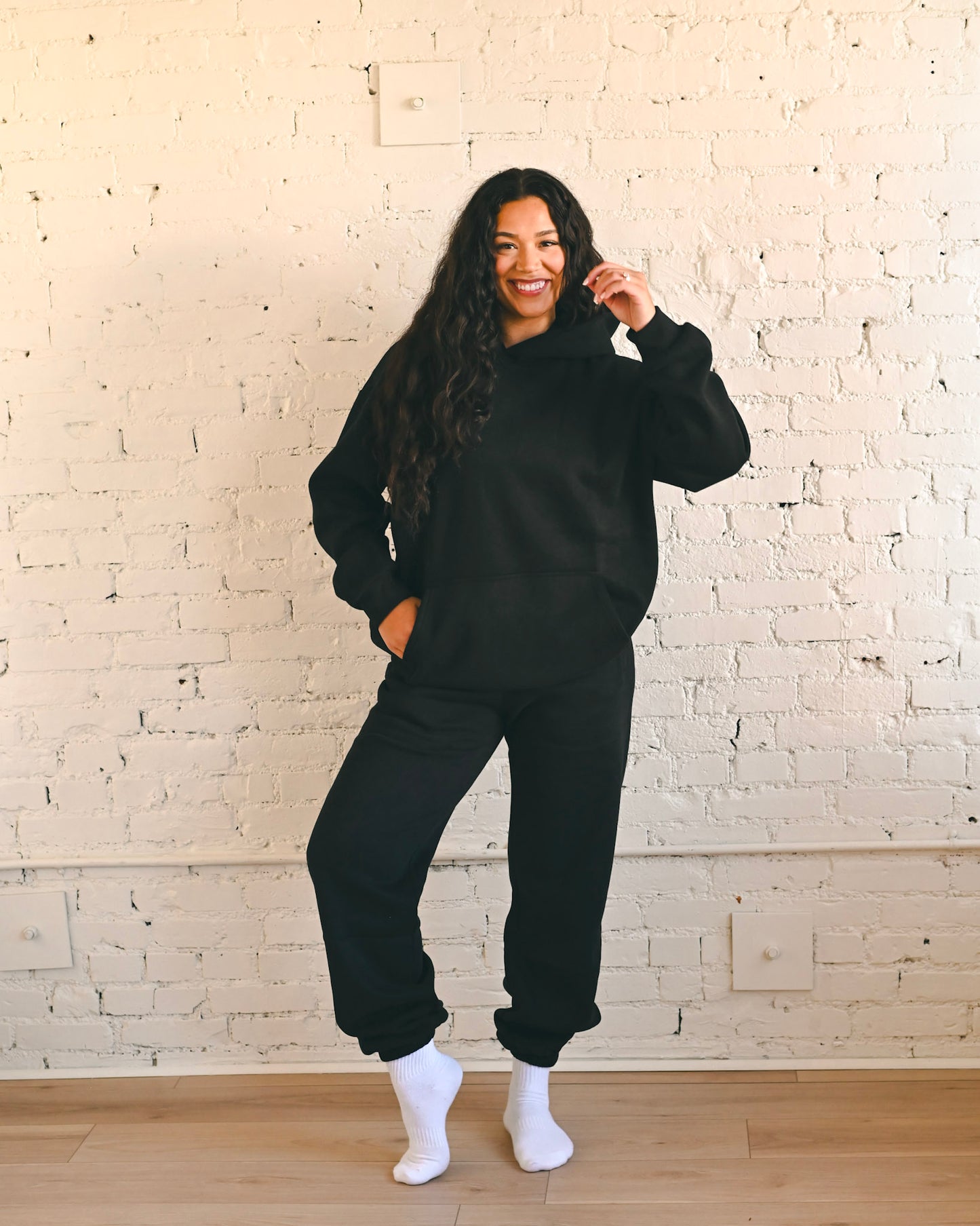 Black Ultra Cozy Fleece // Sweatpants