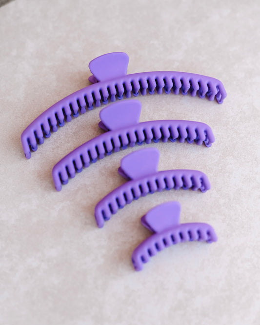 Purple Mega Hold Claw Clip