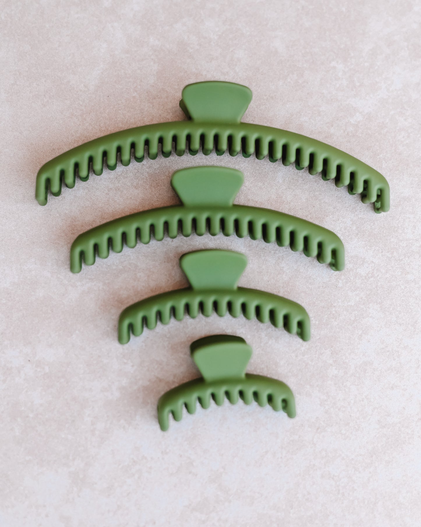 Forest Green Mega Hold Claw Clip