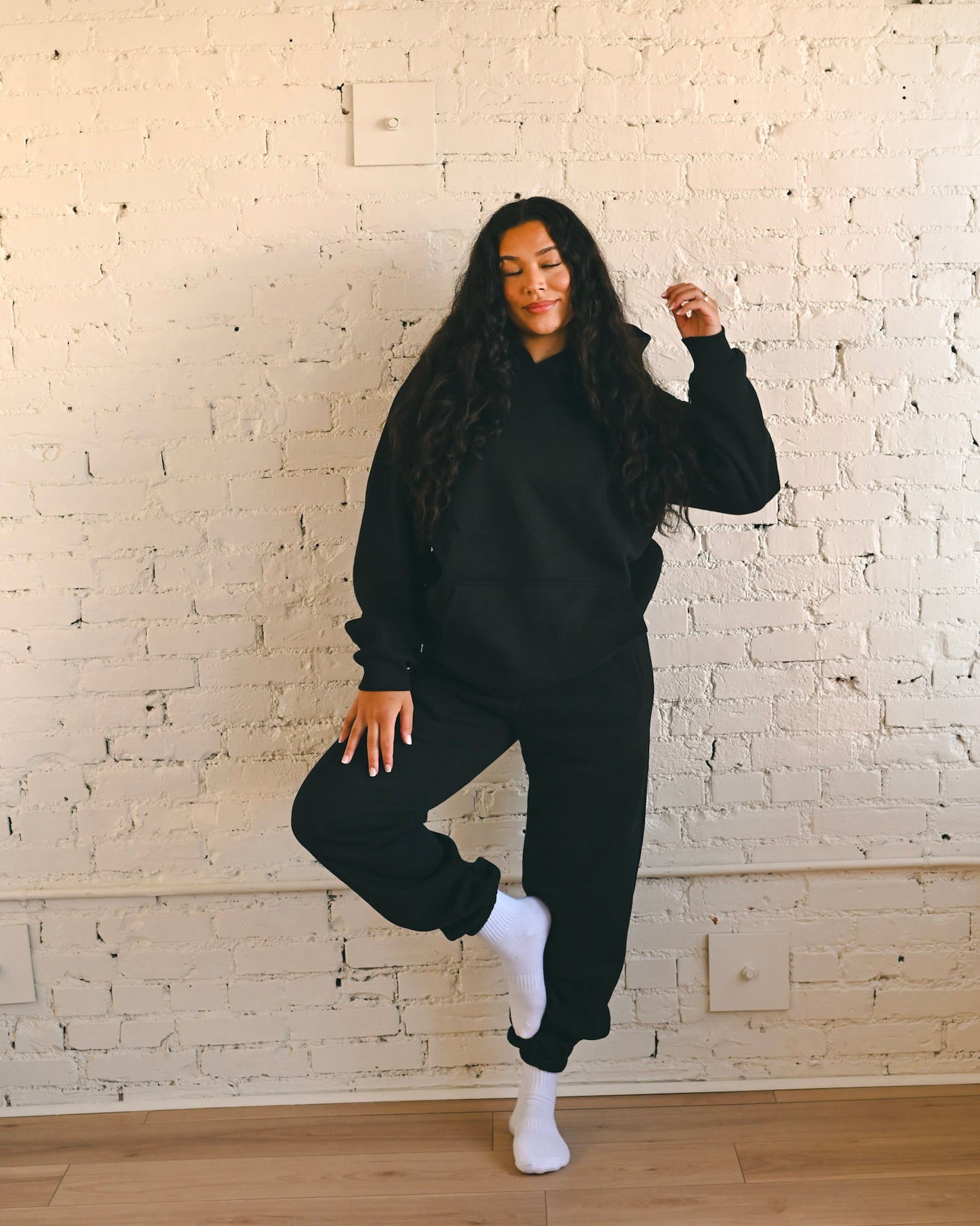 Black Ultra Cozy Fleece // Sweatpants