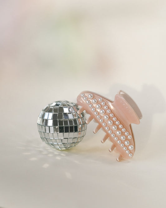 Midi Pink Pearl Clip