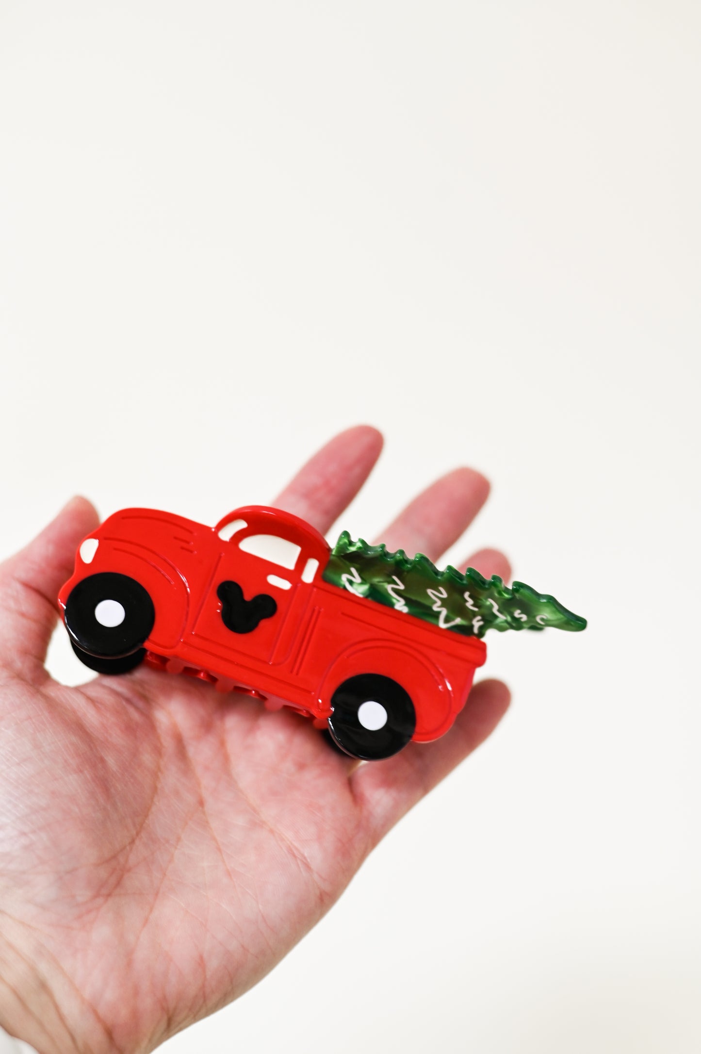 Christmas Truck Claw Clip